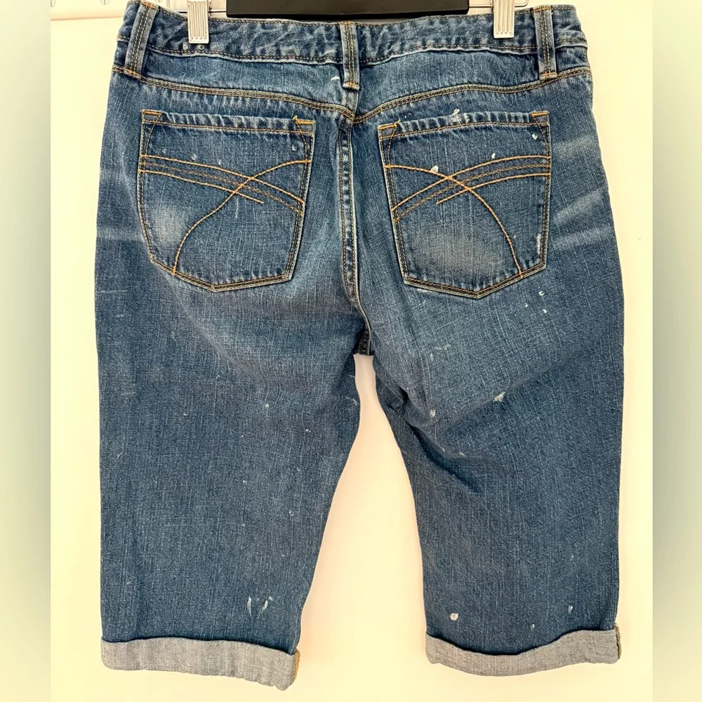 Gap Big Girls Bermuda Denim Capri Jeans Pants Shorts Size 16 Plus pedal pushers